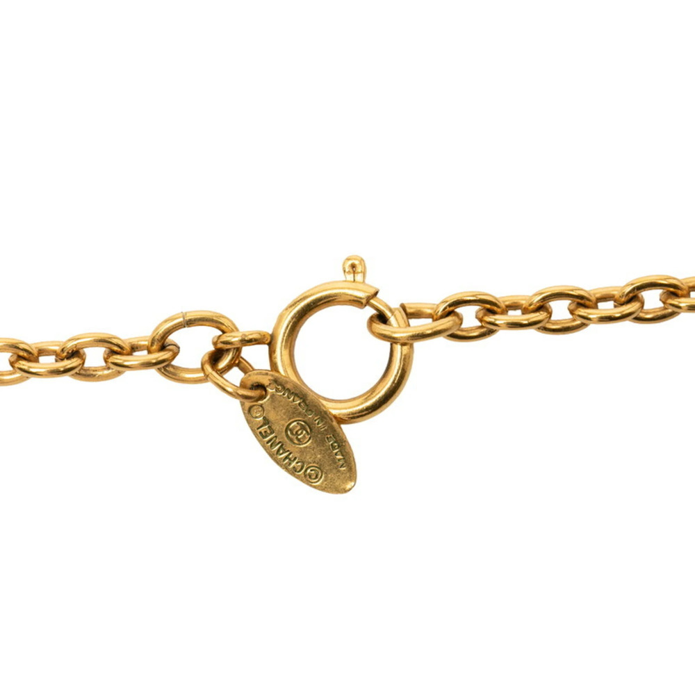 CHANEL Gold Logo Necklace - Picture 5 of 7